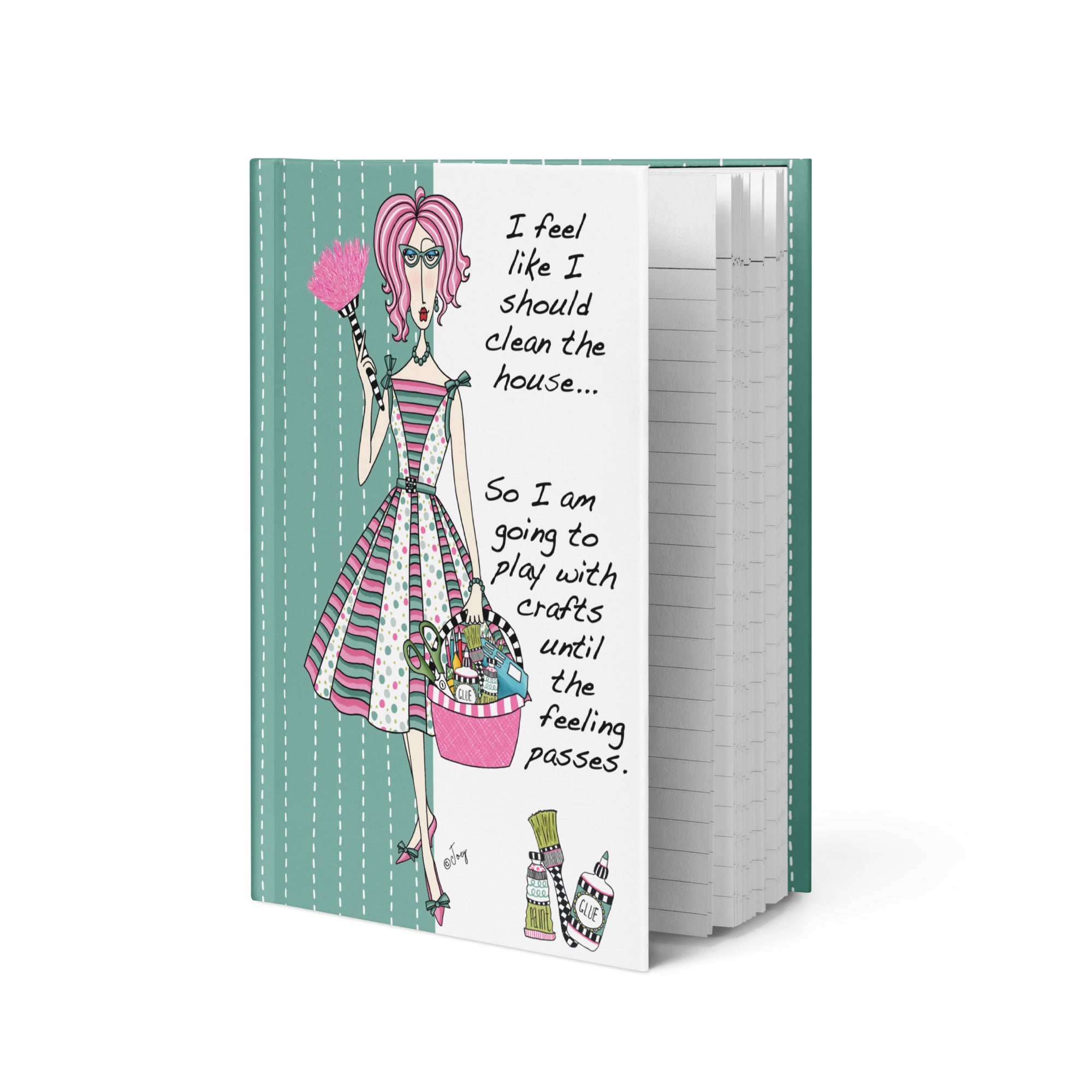 Dolly Mama Journal – I feel like I should clean the house, so I am going to play with crafts until the feeling passes.