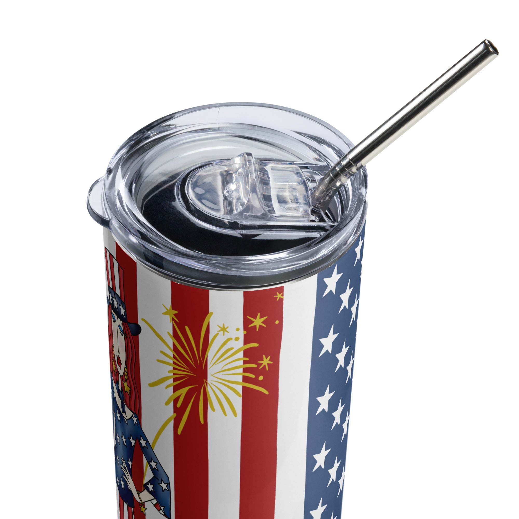 Dolly Mama stainless steel tumbler– Happy 250th. Our mid-life crisis.