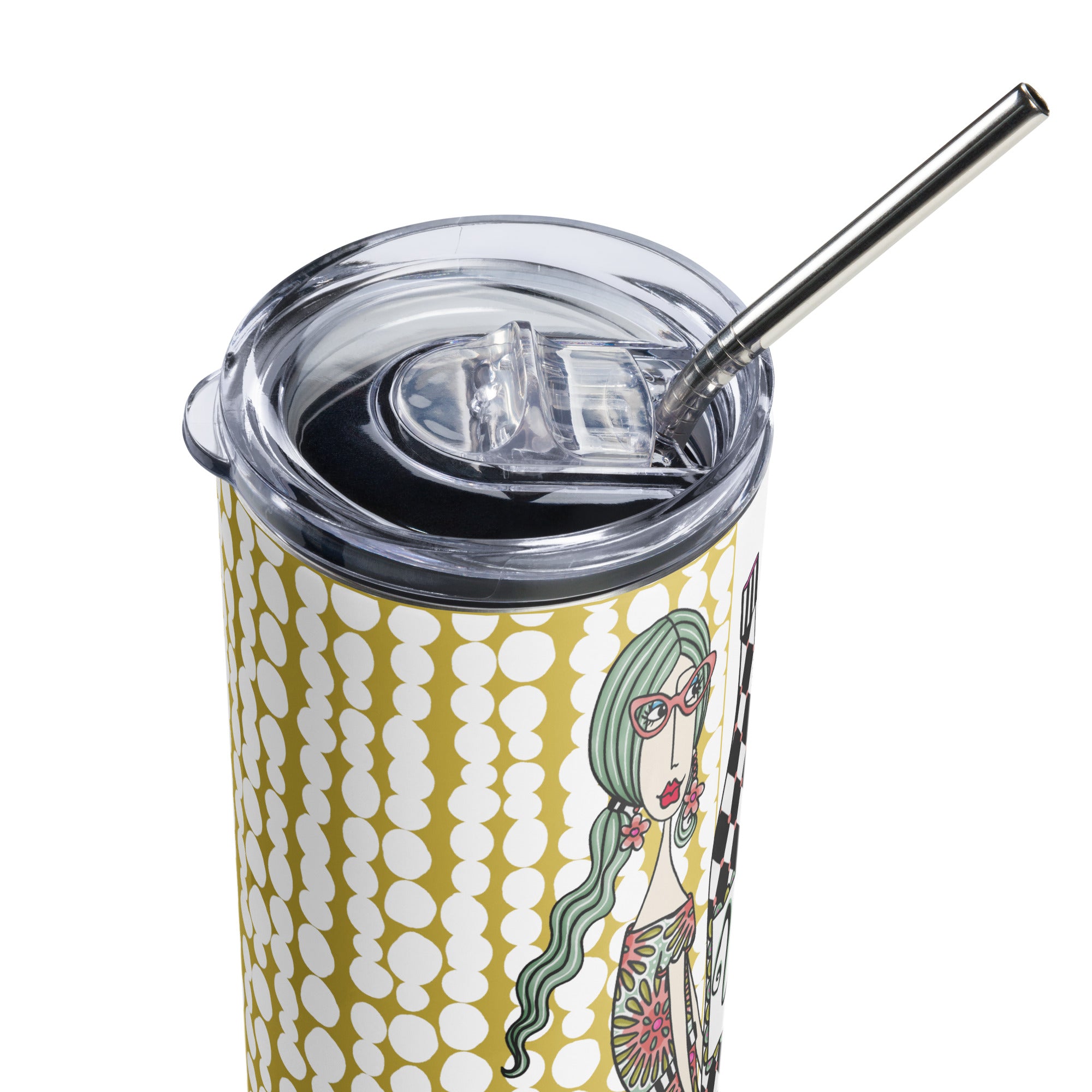 Funny Wine & Friendship Tumbler – A Woman Cannot Survive on Wine Alone… She Also Needs Friends | Dolly Mama Tumbler