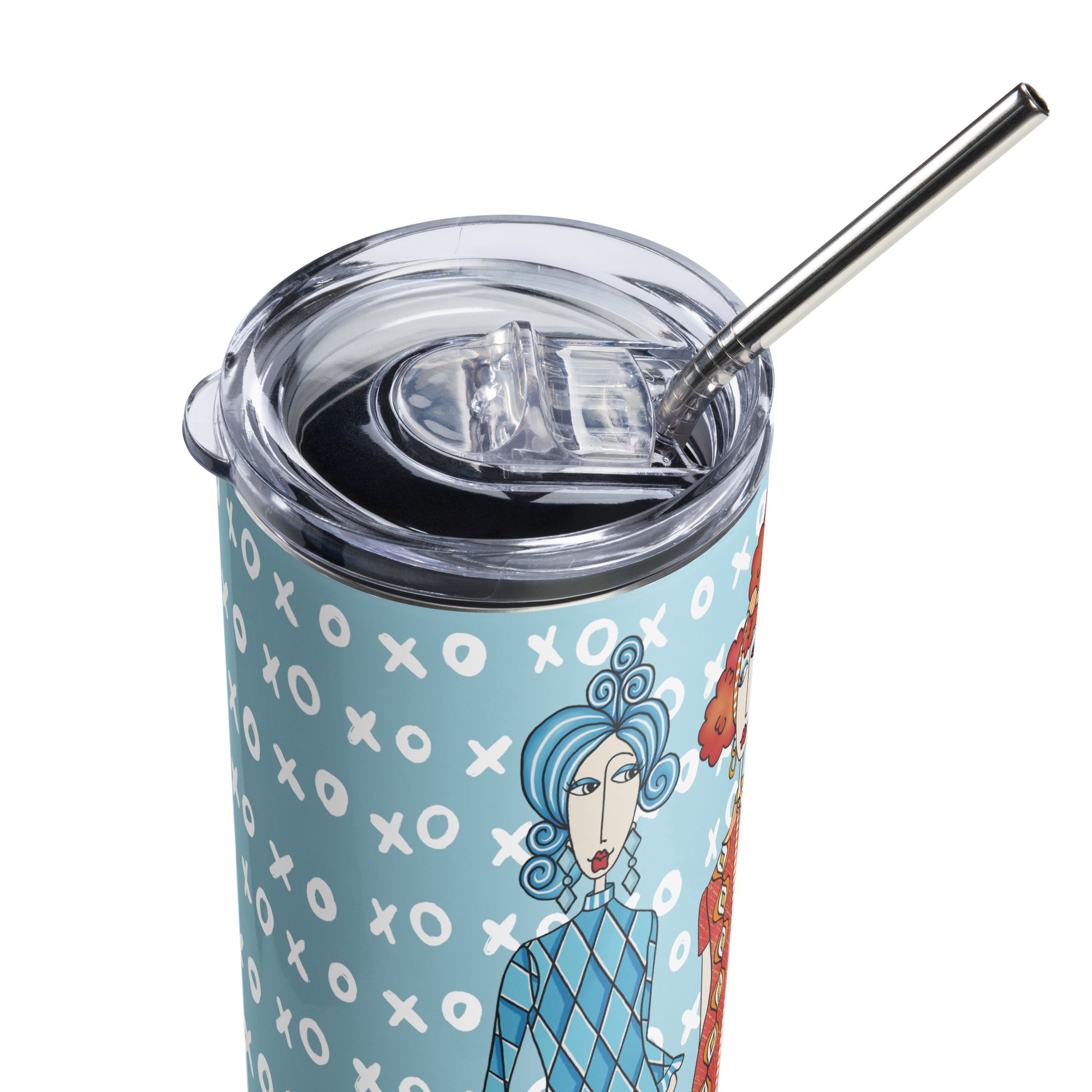 Dolly Mama stainless steel tumbler–We’ve been friends for so long, I can’t remember which one of us is the bad influence.