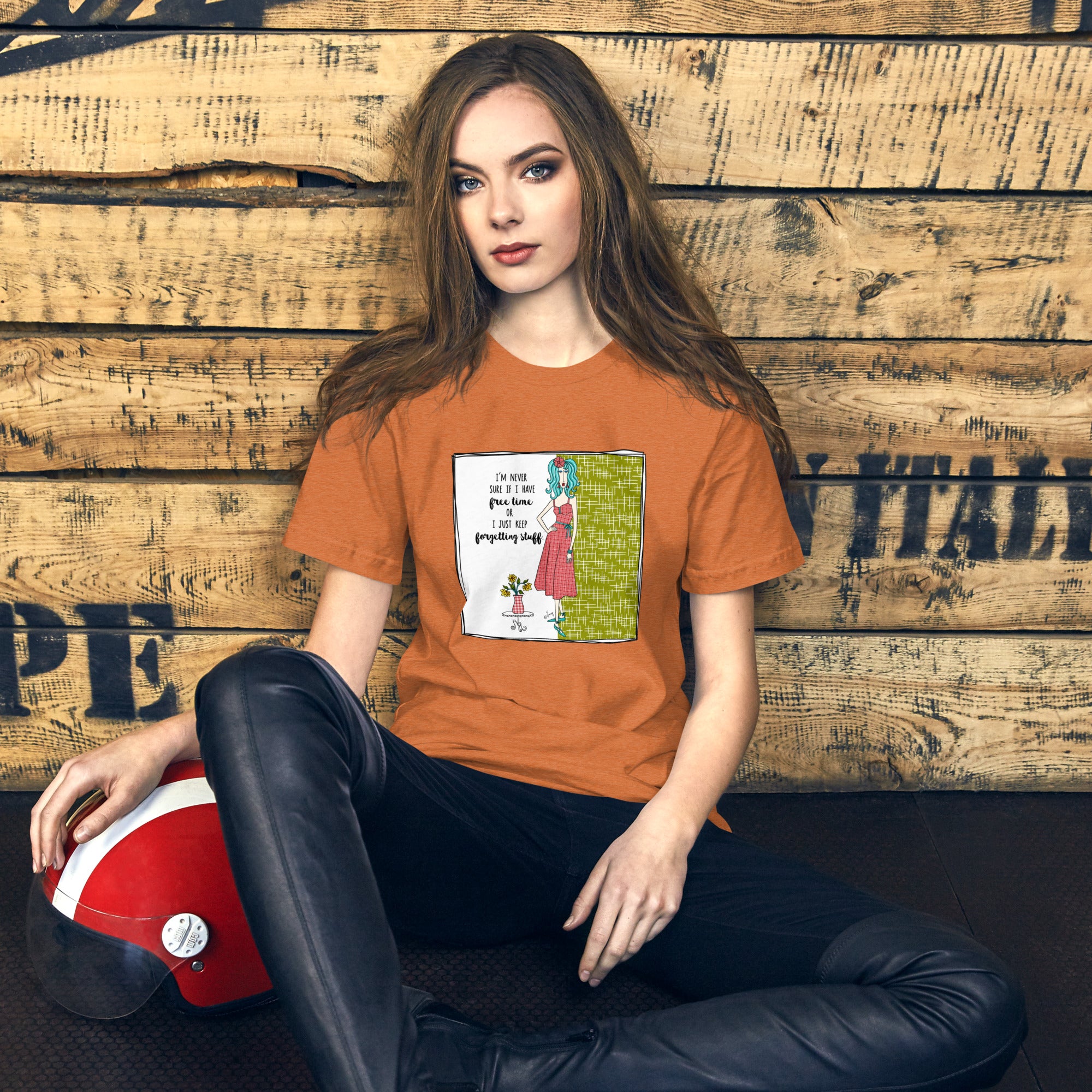 Dolly Mama Unisex Tee – “I'm never sure if I have free time or I just keep forgetting stuff.”
