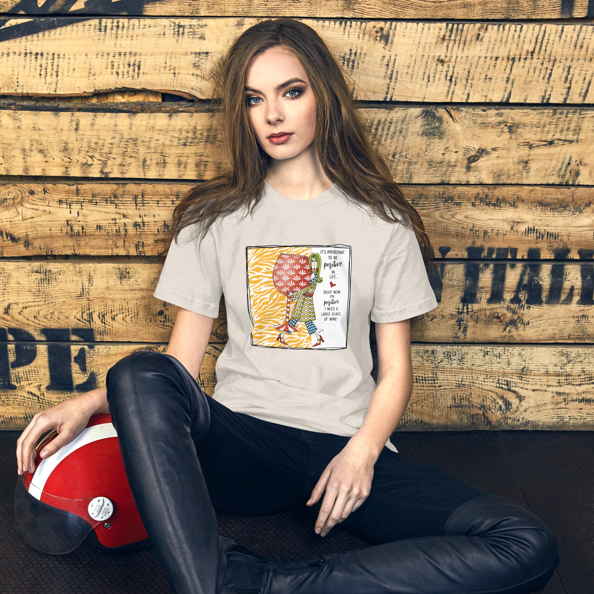 Dolly Mama Unisex Tee – “It's important to be positive in life. Right now I'm positive I need a large glass of wine!”