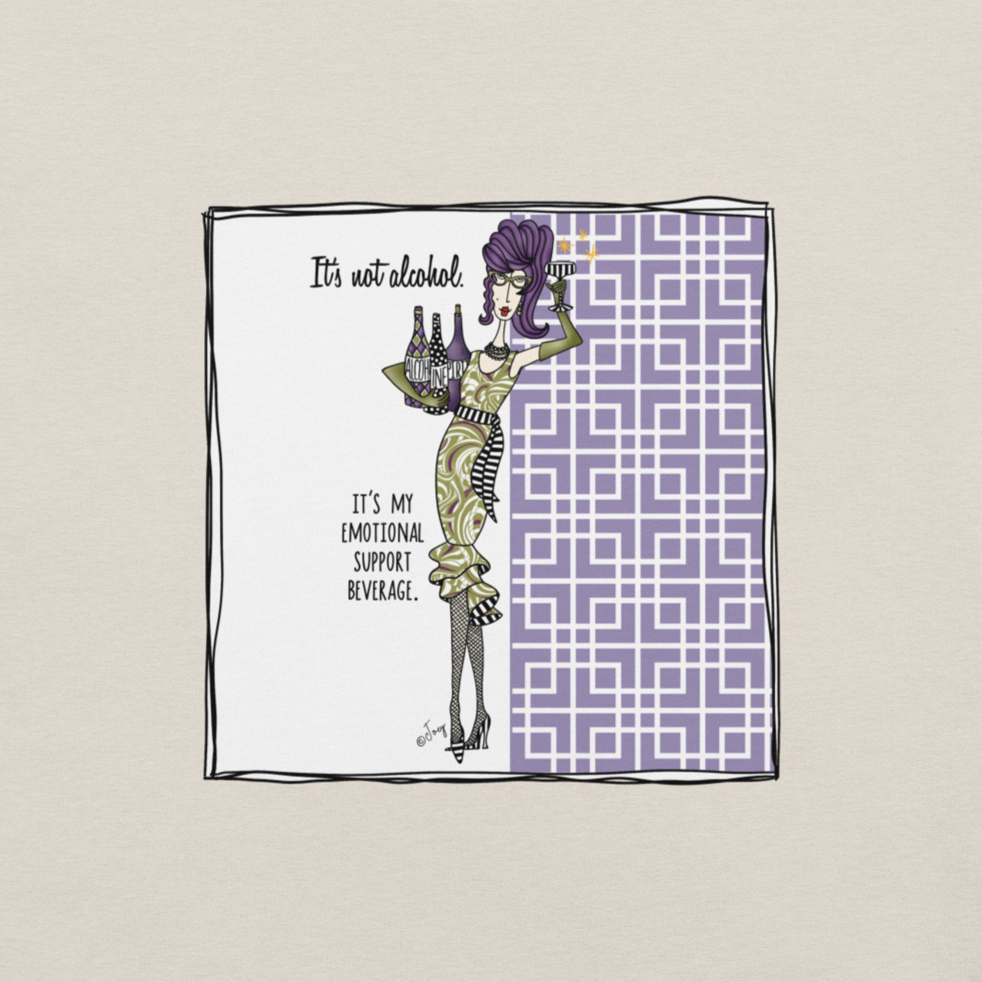 Dolly Mama Unisex Tee – “It's not alcohol, It's my emotional support beverage.”