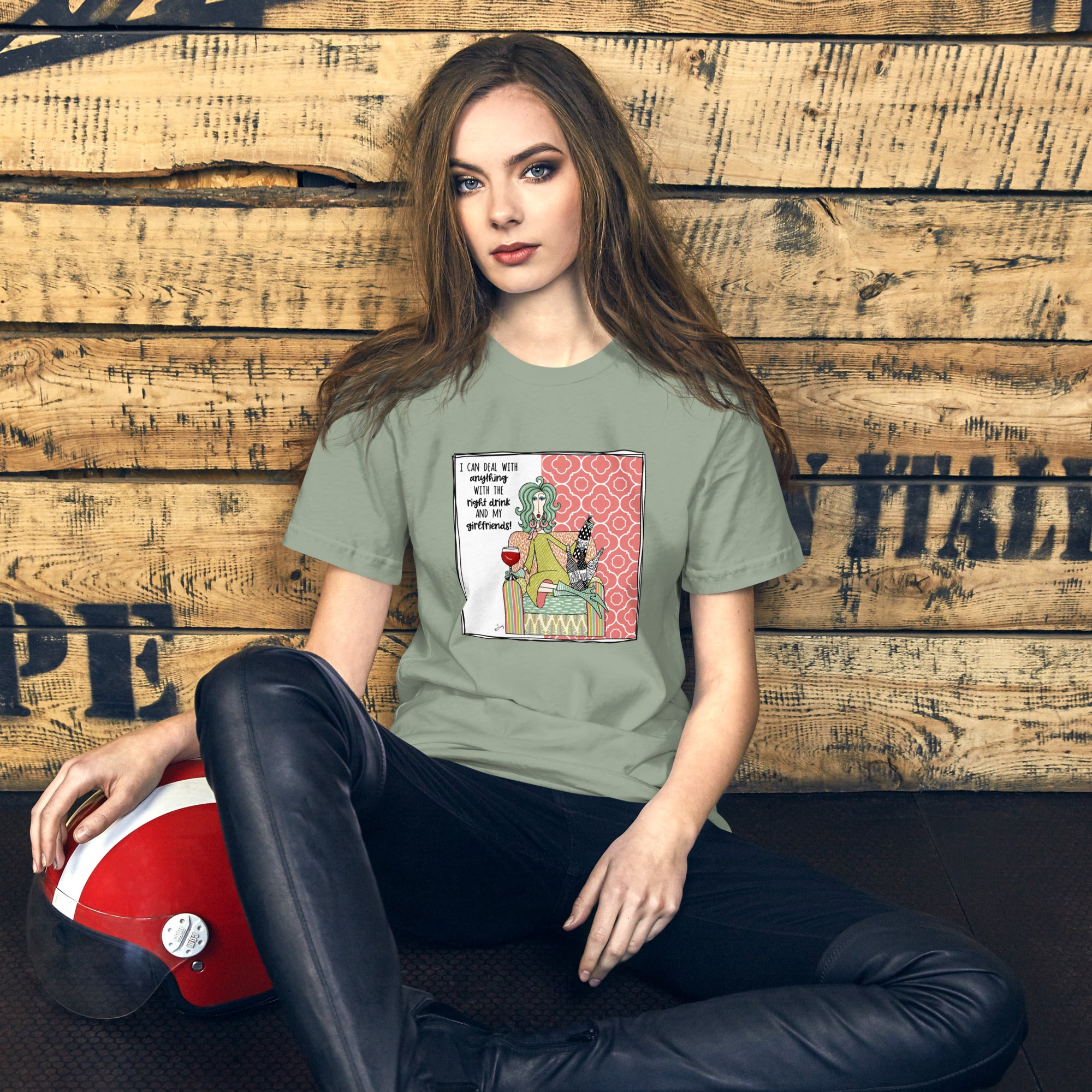 Dolly Mama Unisex Tee – “I can deal with anything, with the right drink and my girlfriends."