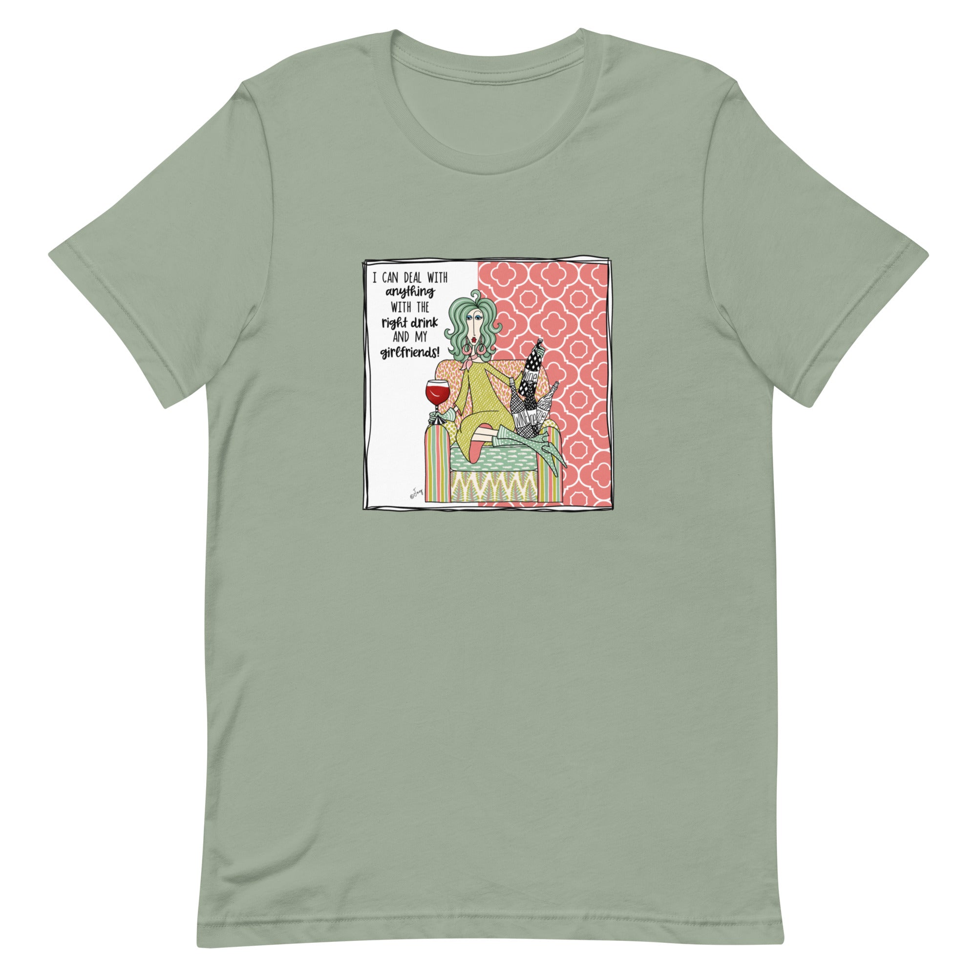 Dolly Mama Unisex Tee – “I can deal with anything, with the right drink and my girlfriends."
