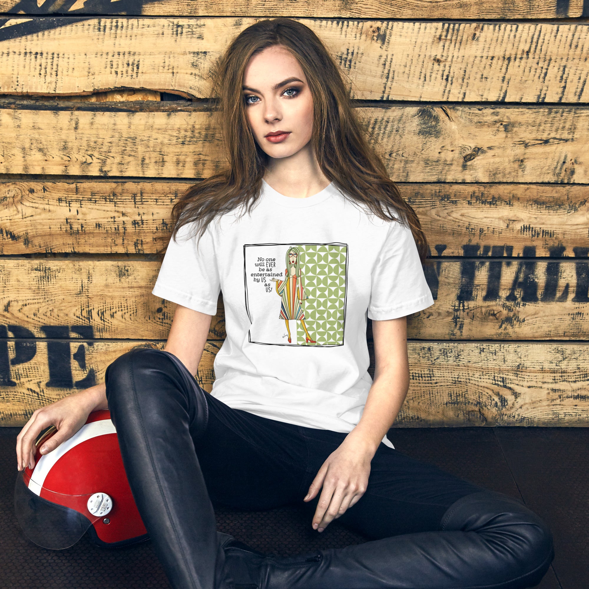 Funny Best Friend T-Shirt for Women – No One Will EVER Be as Entertained by Us as Us | Dolly Mama Tee