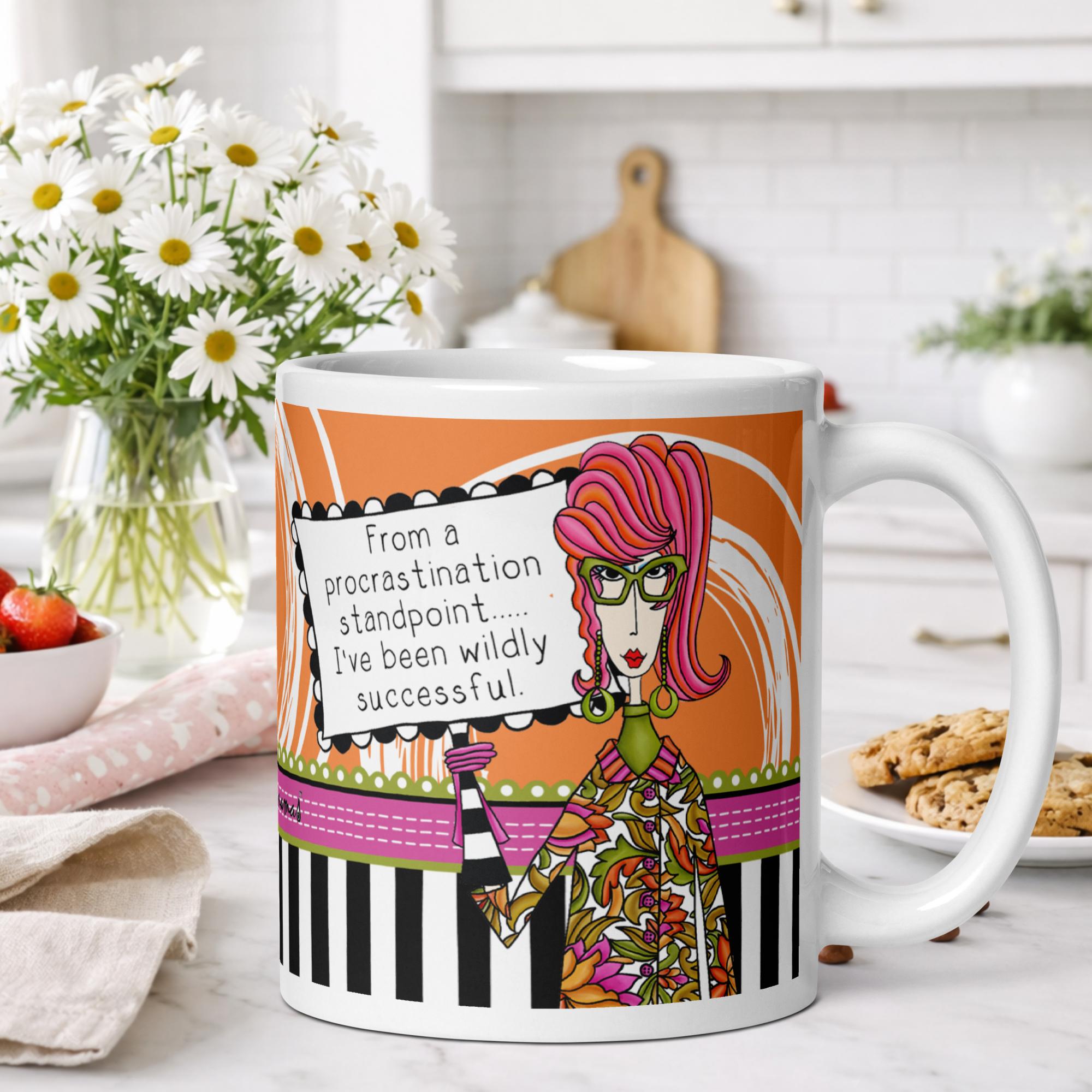 Funny coffee mug for women - from a procrastination standpoint I've been wildly successful - Dolly Mamas by Joey