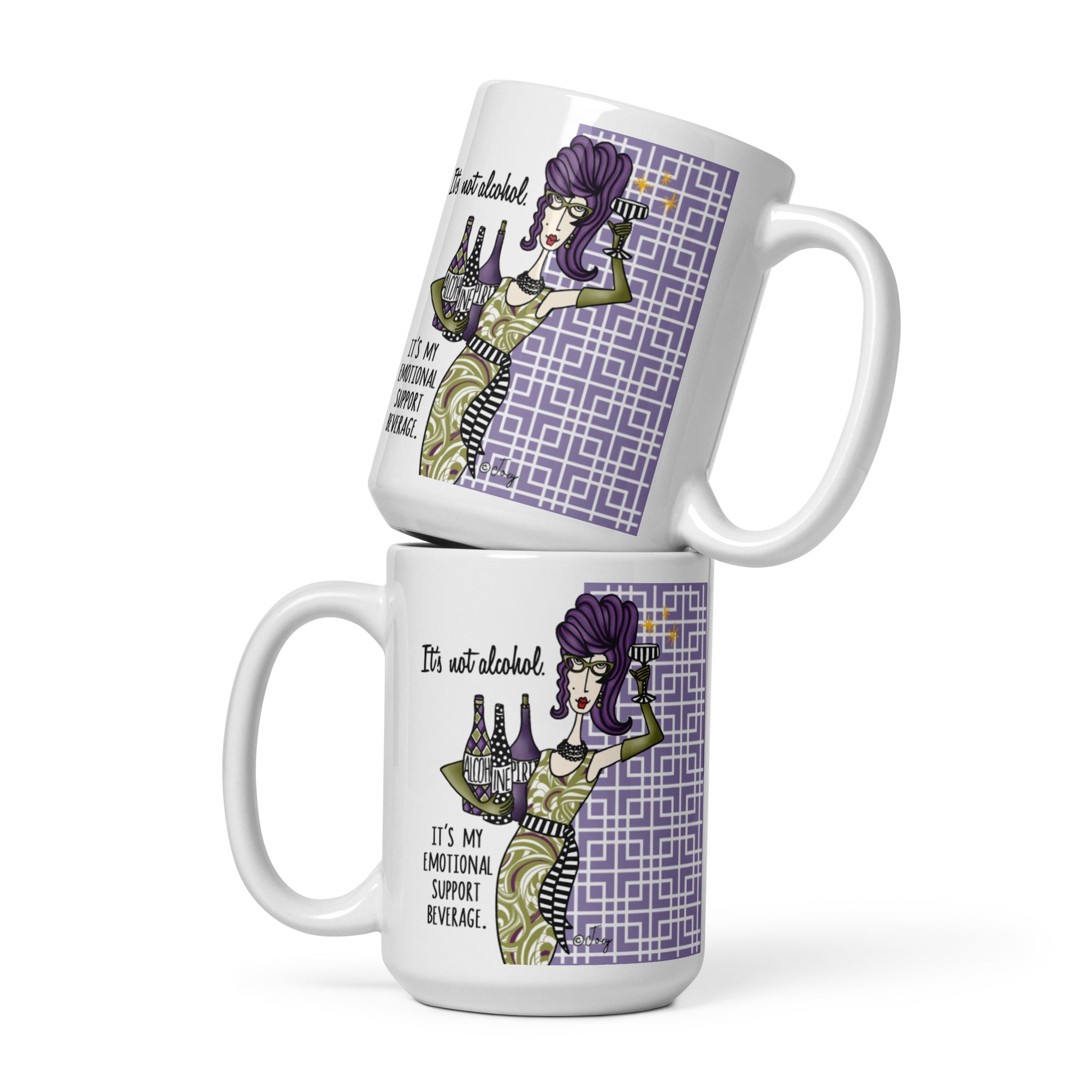 Dolly Mama Coffee Mug – It’s not alcohol. It’s my emotional support beverage.