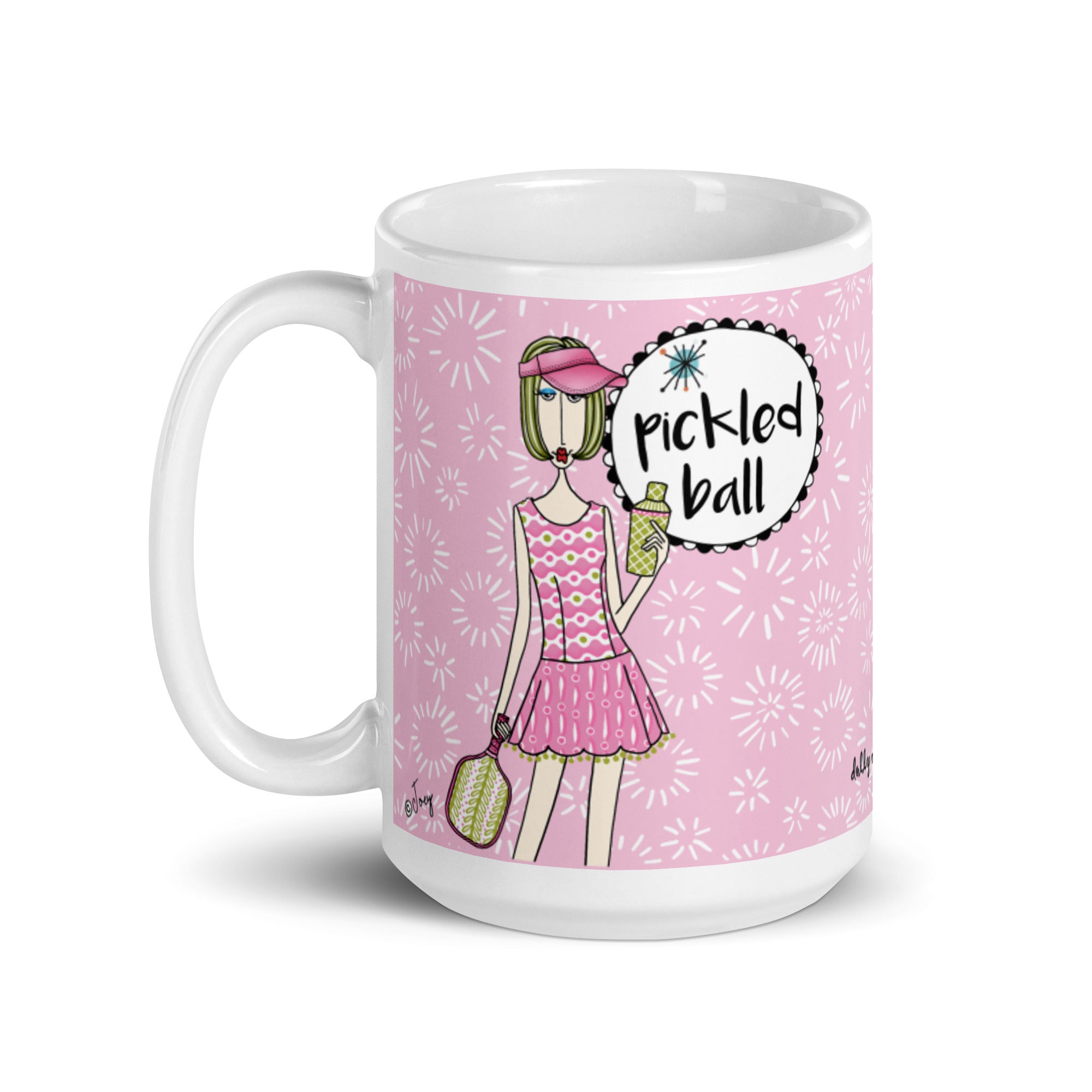Funny Pickleball Mug for Women – Pickled Ball | Dolly Mama