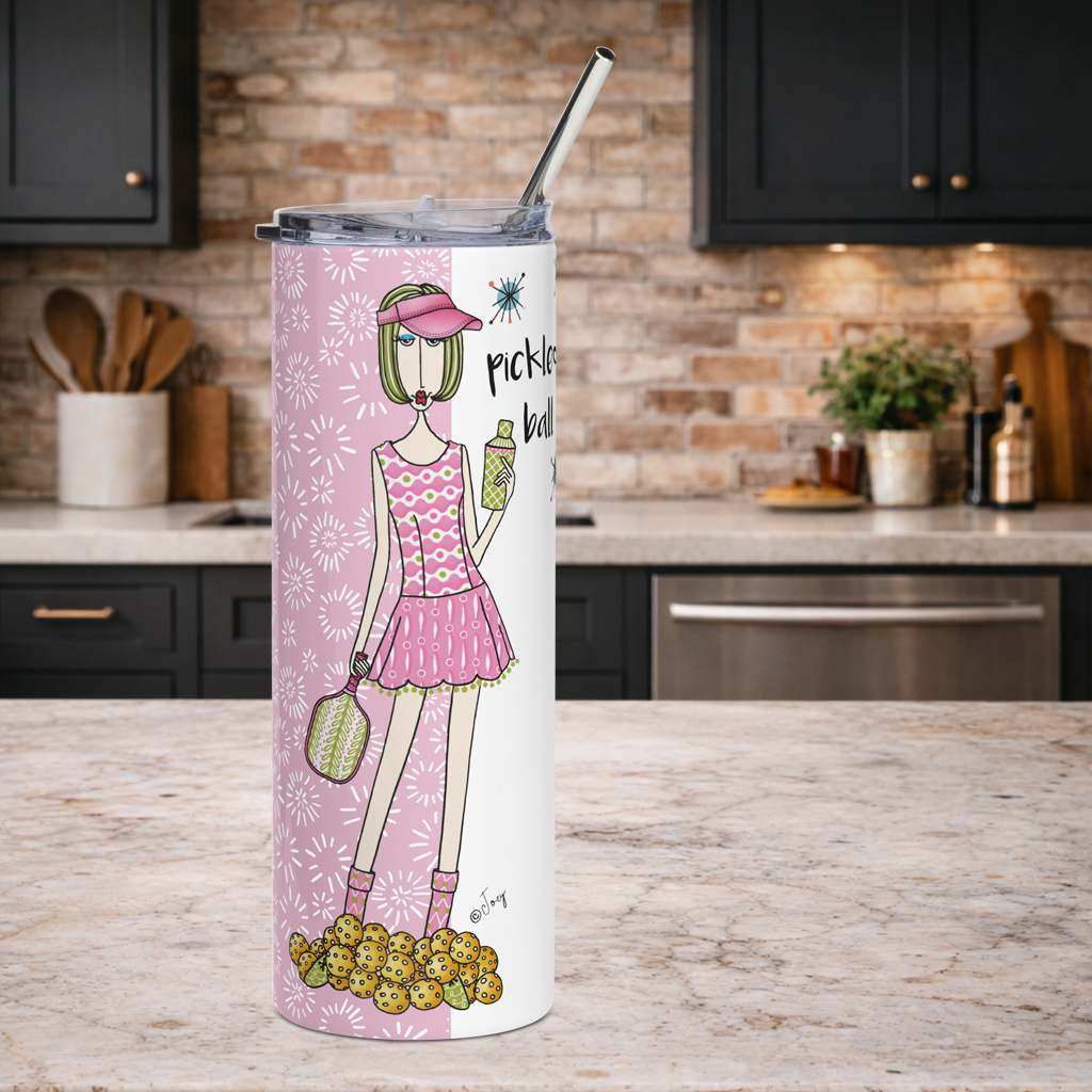 Dolly Mama stainless steel tumbler– Pickled Ball