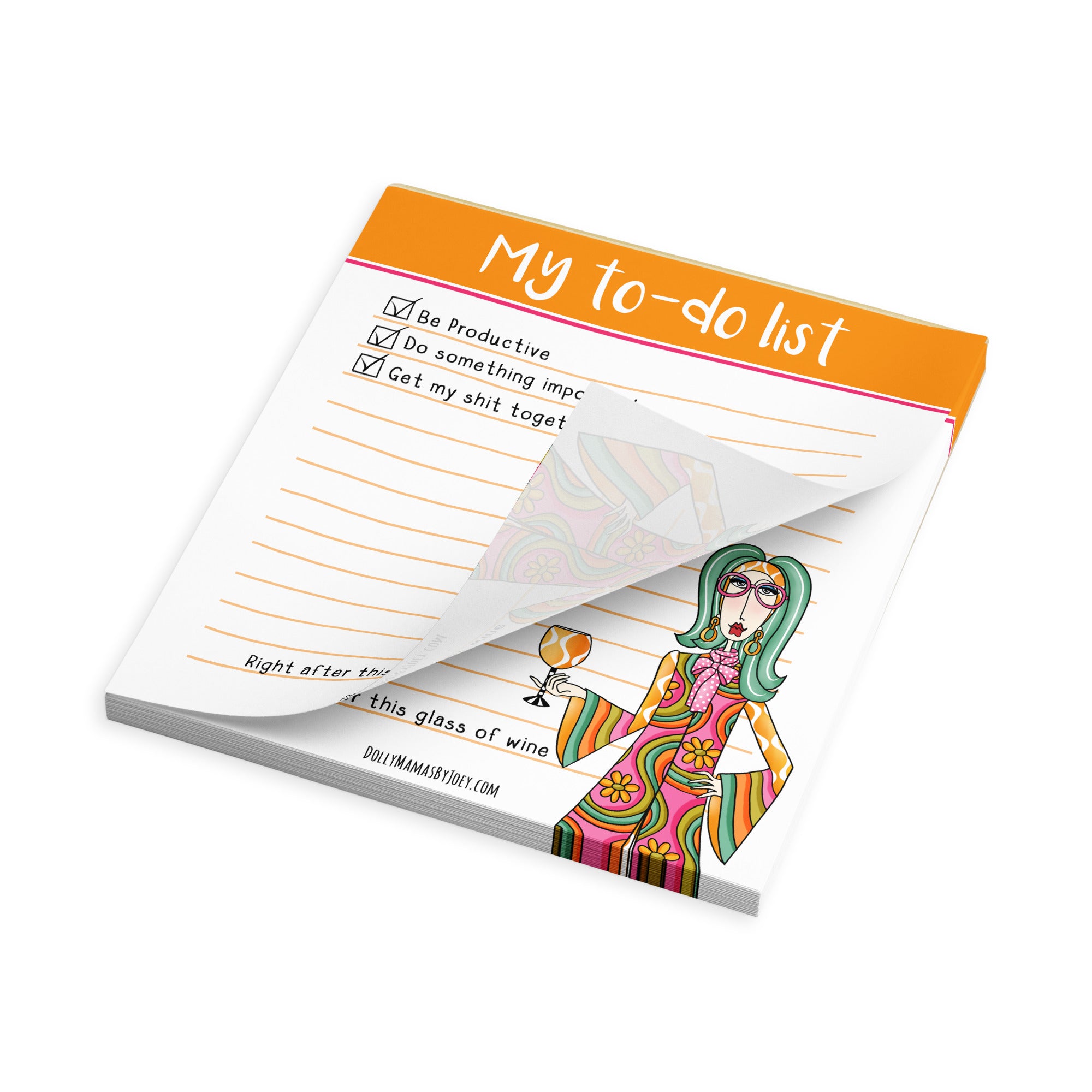 Funny To-Do List Notepad for Women – My To-Do List | Dolly Mama Notepad