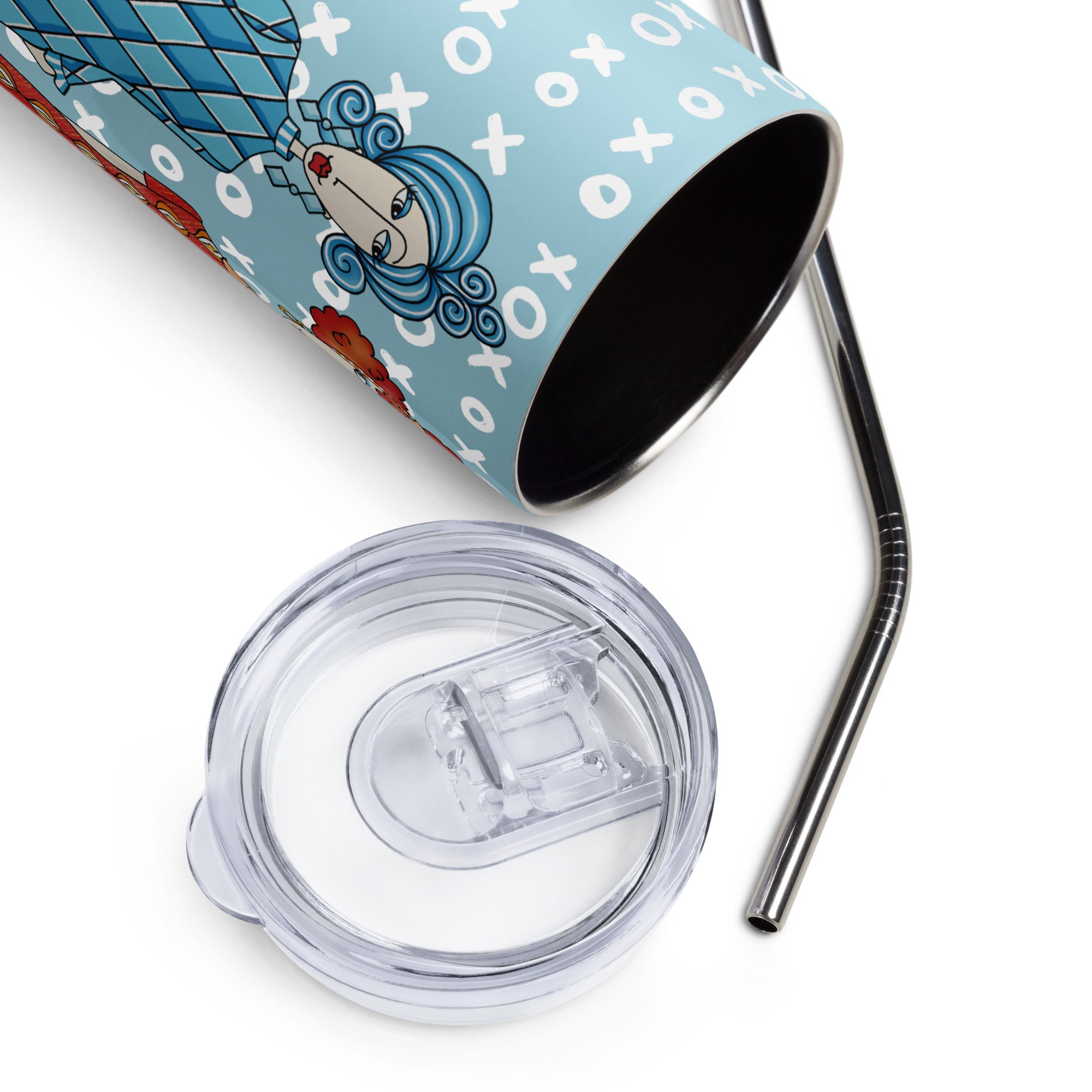 Dolly Mama stainless steel tumbler–We’ve been friends for so long, I can’t remember which one of us is the bad influence.