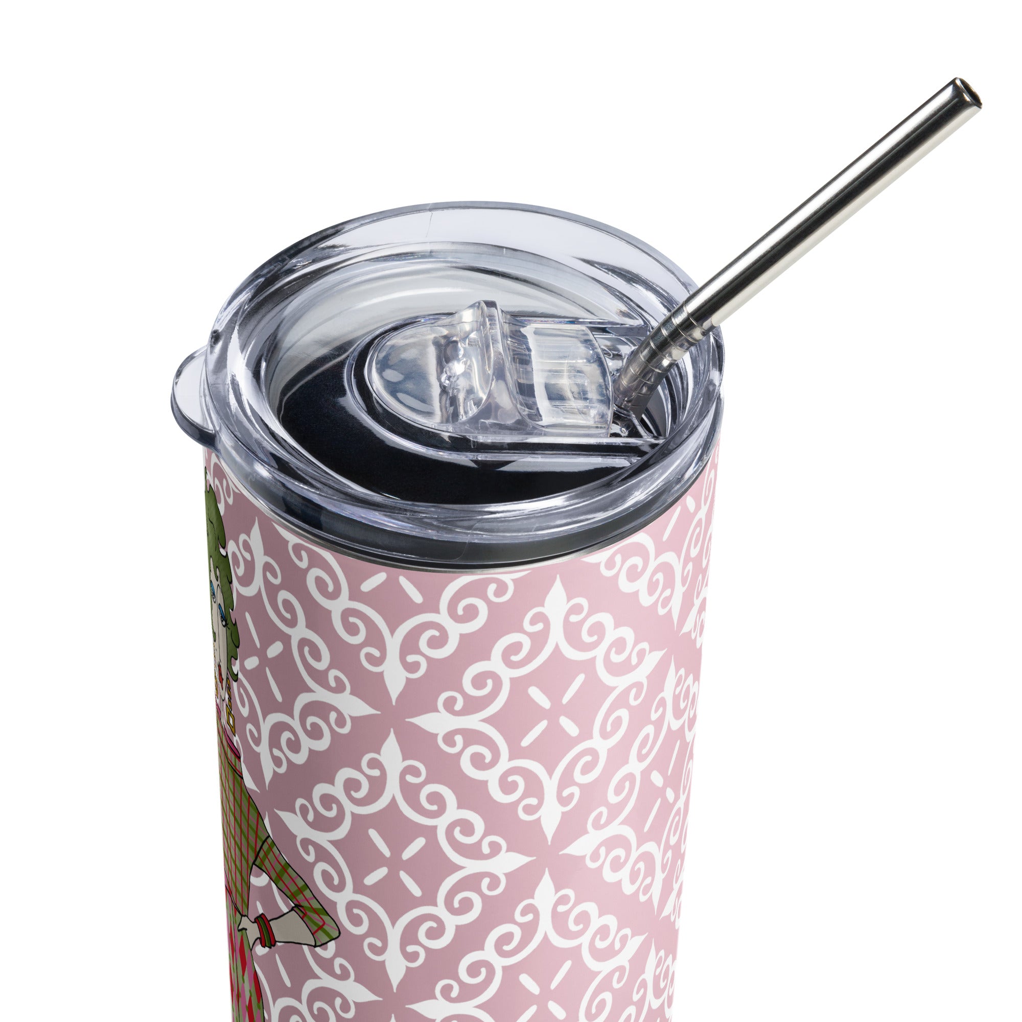 Dolly Mama stainless steel tumbler–My girlfriends are like fudge, mostly sweet with a few nuts.