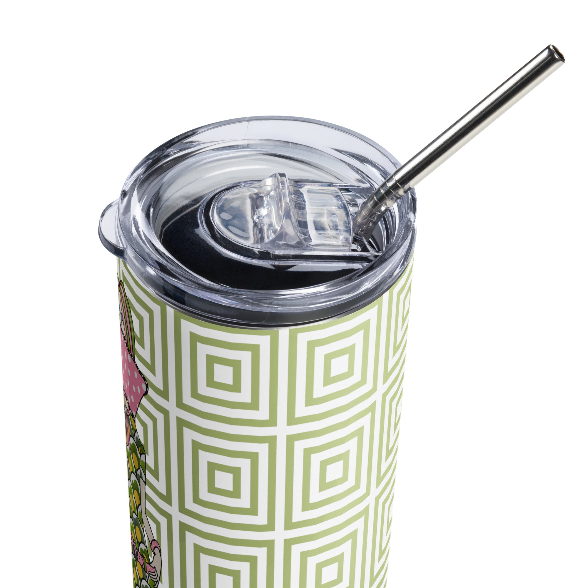 Dolly Mama stainless steel tumbler–When the dog thinks you’ve had enough wine.