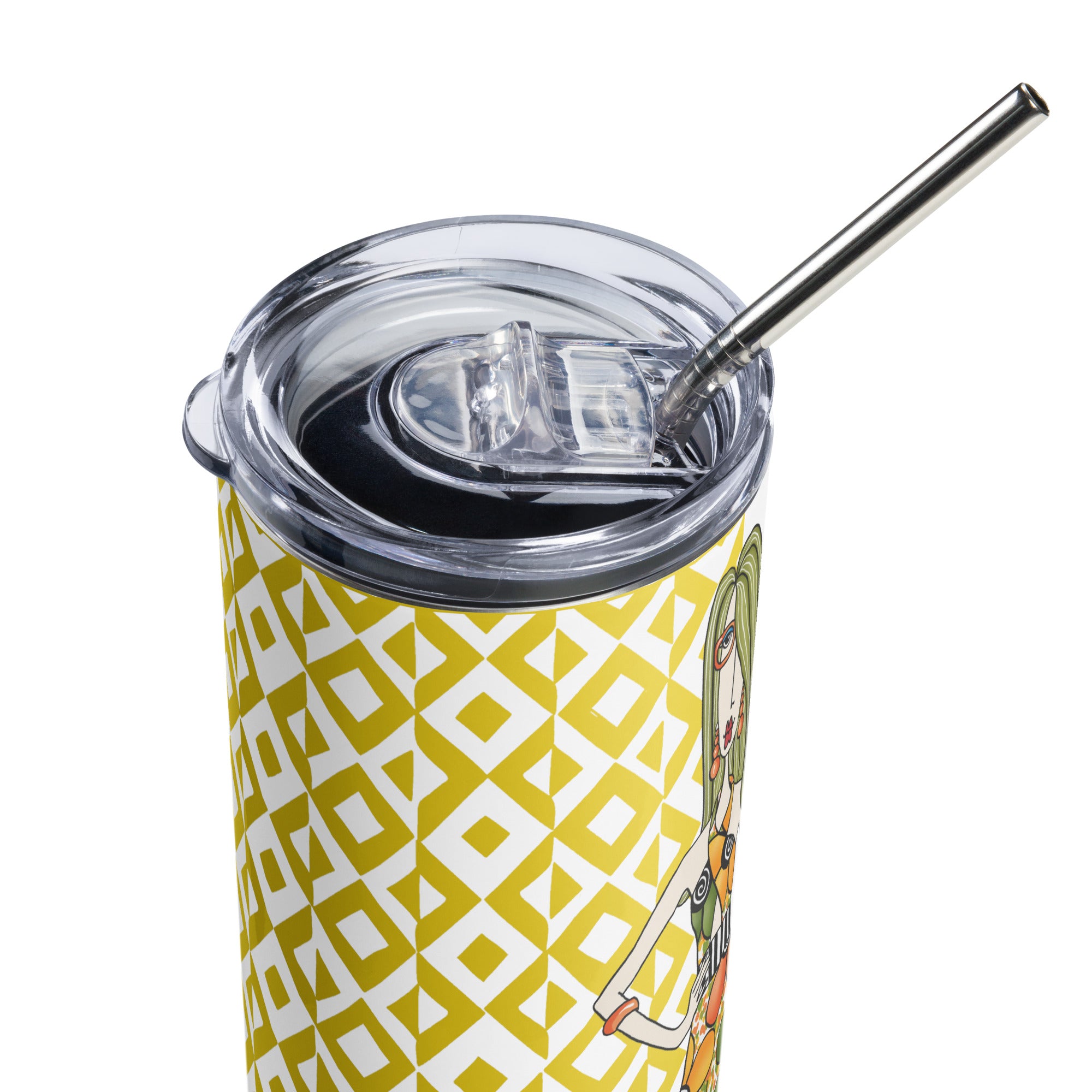 Dolly Mama stainless steel tumbler–Wine is like duct tape, it fixes everything.