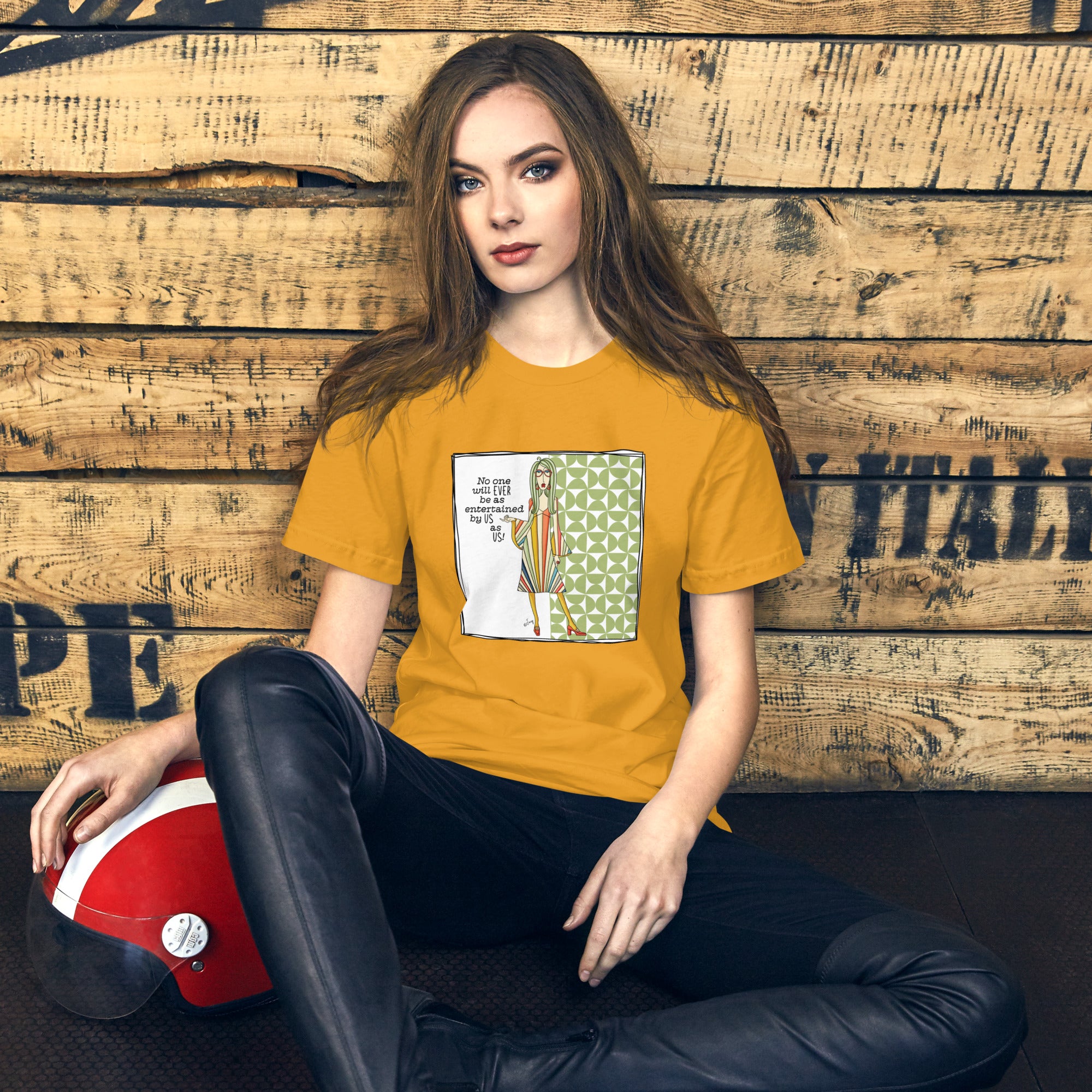 Funny Best Friend T-Shirt for Women – No One Will EVER Be as Entertained by Us as Us | Dolly Mama Tee