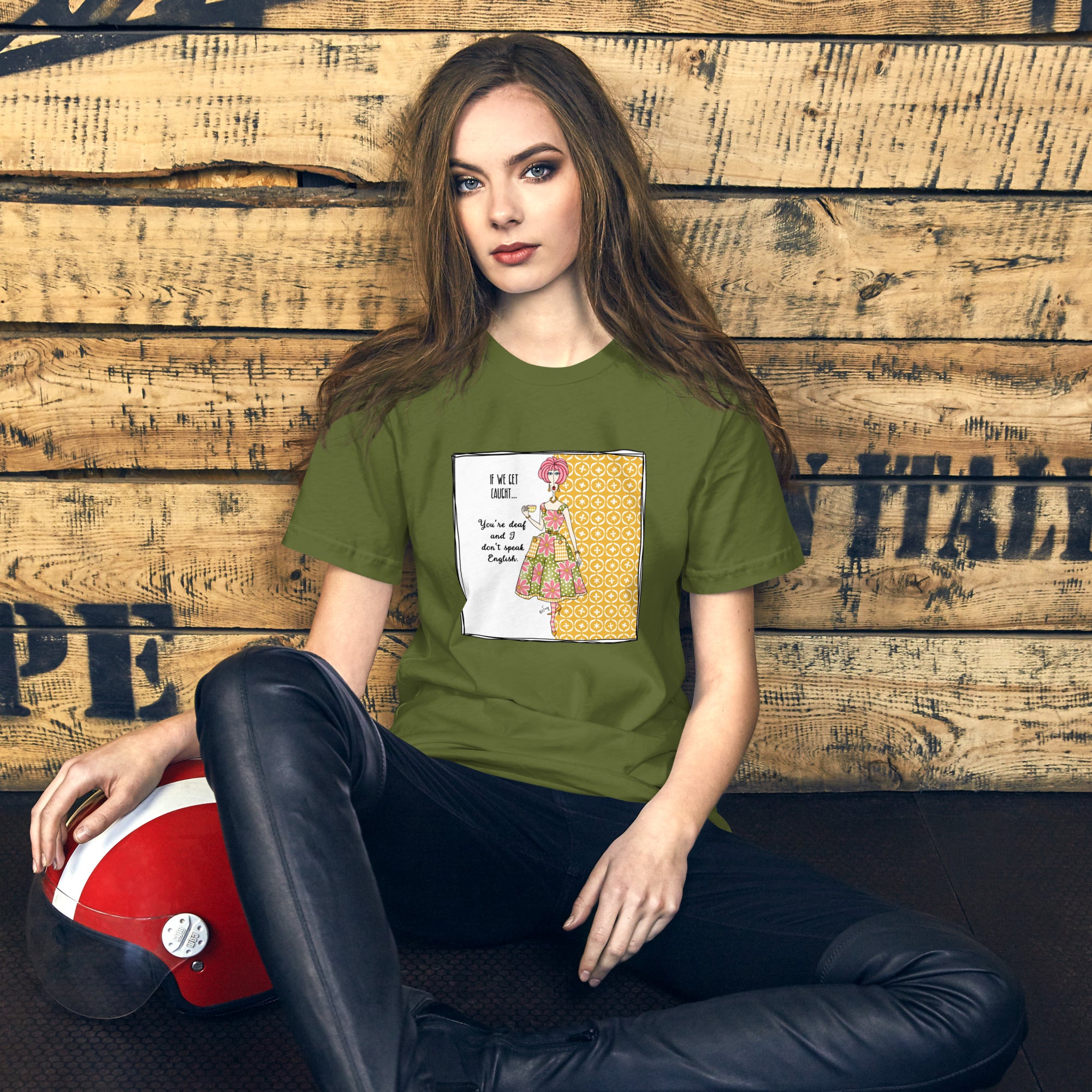 Dolly Mama Unisex Tee – If we get caught, you're deaf and I don't speak English.