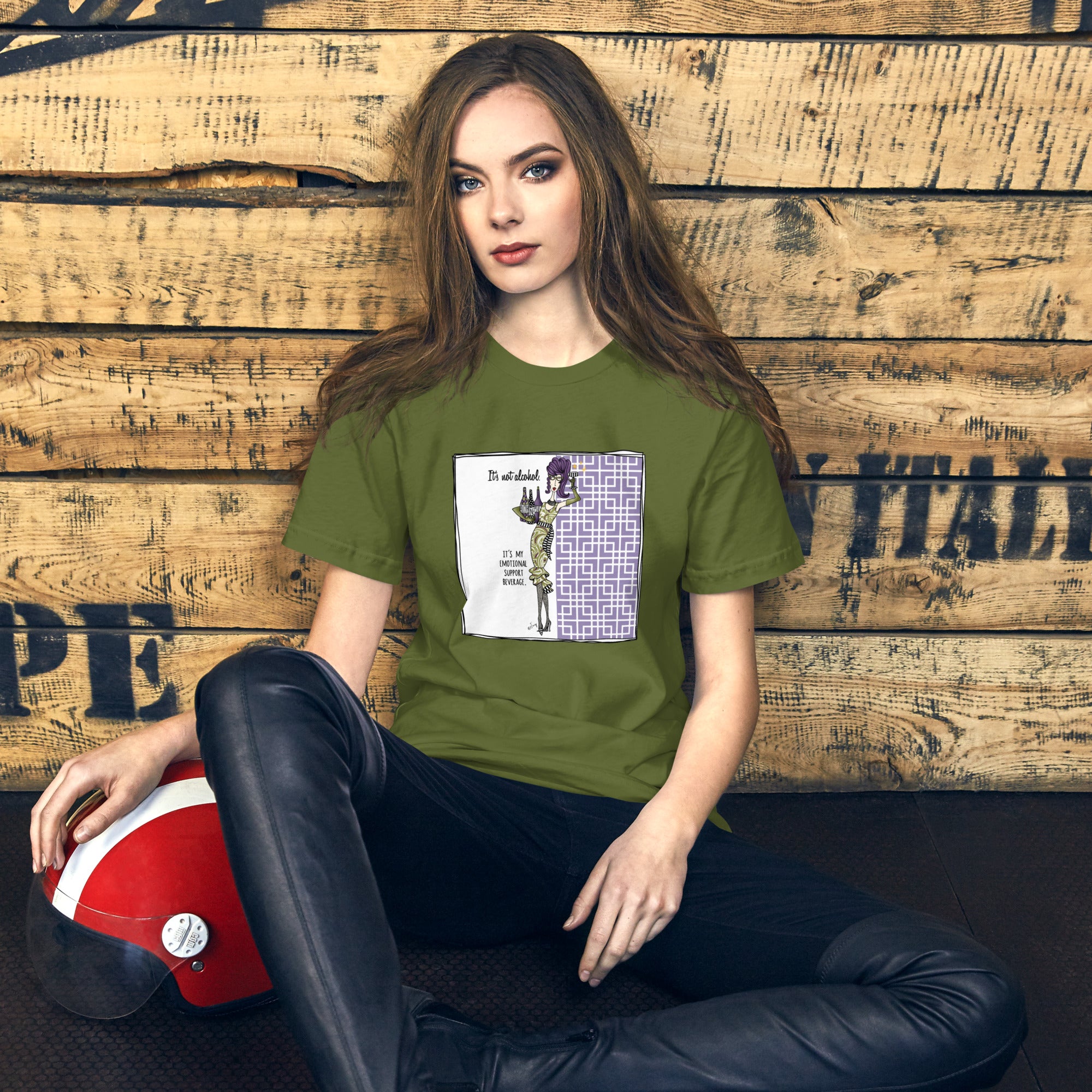 Dolly Mama Unisex Tee – “It's not alcohol, It's my emotional support beverage.”